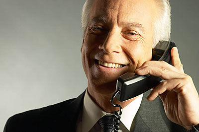business man on telephone