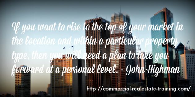action plan quote in commercial real estate brokerage
