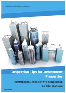 inspection tips for commercial real estate brokers.