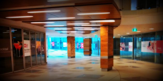 empty retail mall