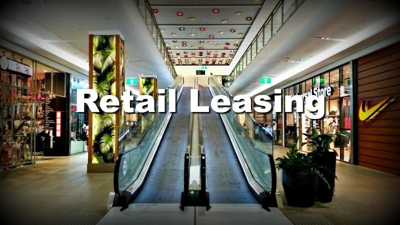 shopping center escalator