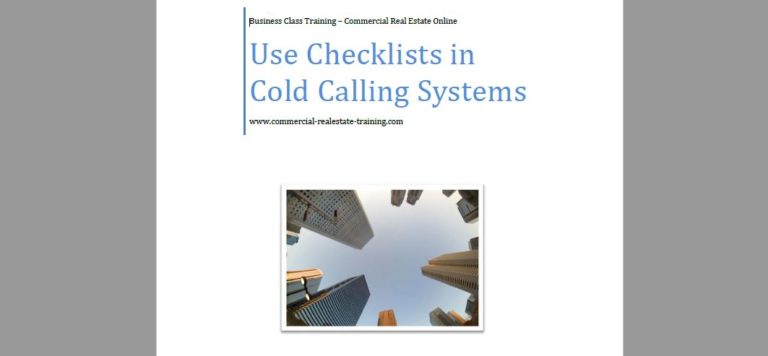 How to Achieve Cold Calling Excellence in Commercial Real Estate Brokerage