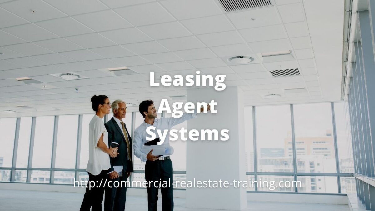 real estate leasing agent in office premises