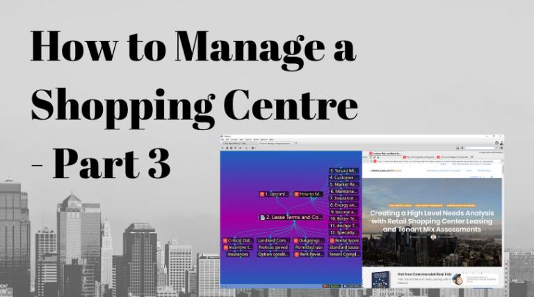 How to Manage a Shopping Centre Part 3