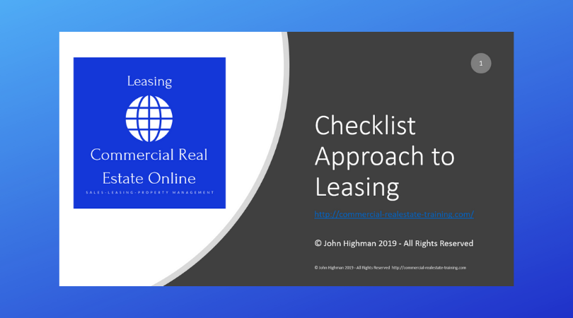 checklist for leasing