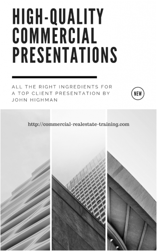 report on commercial real estate presentations