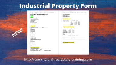 industrial property inspection form template