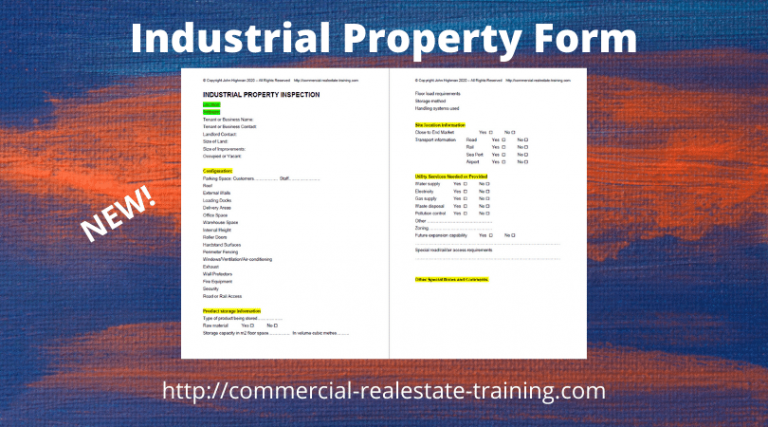 A Simple Industrial Property Inspection  Form to Use