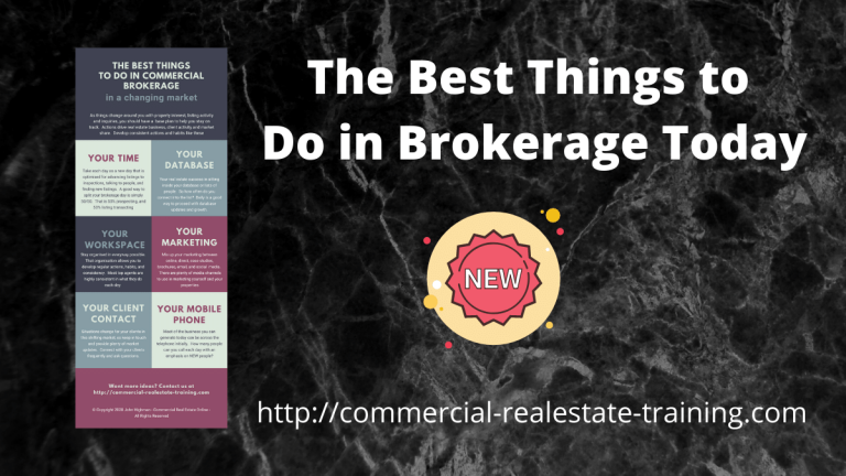 Reflections on the Best Things to Do in Brokerage Today