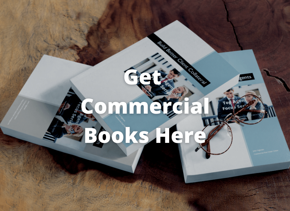 commercial real estate books on table