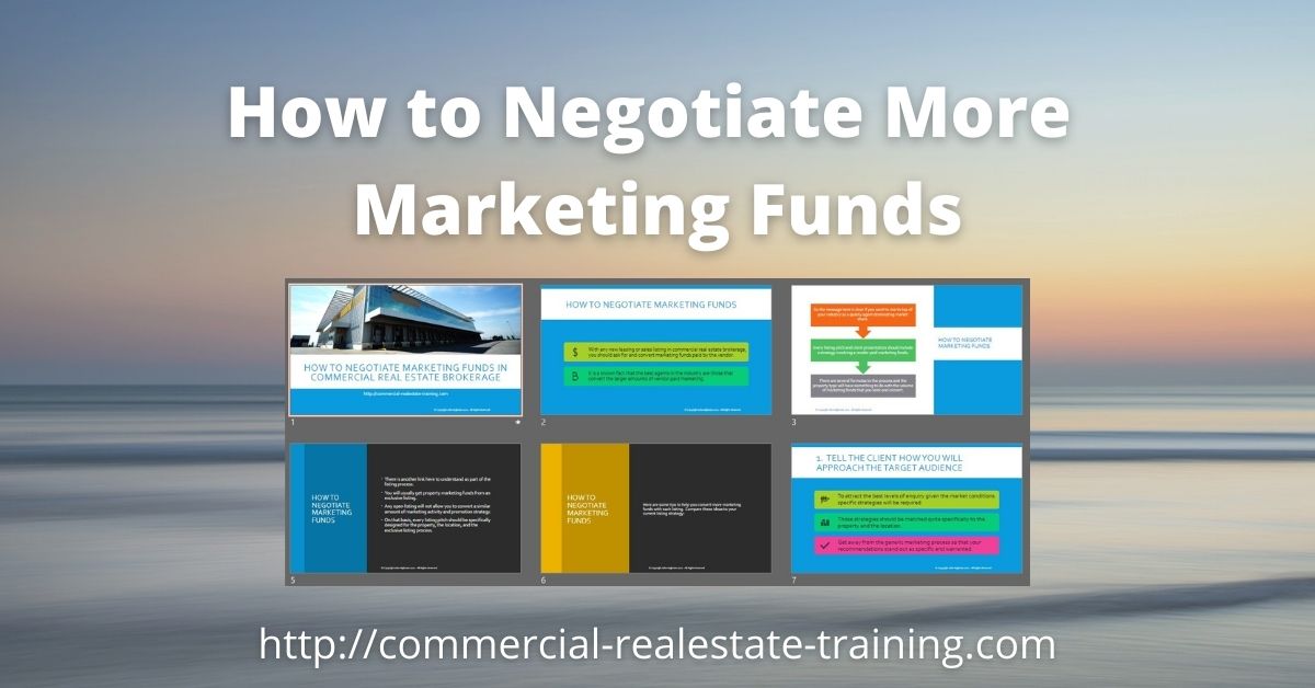 commercial real estate slides for marketing agents