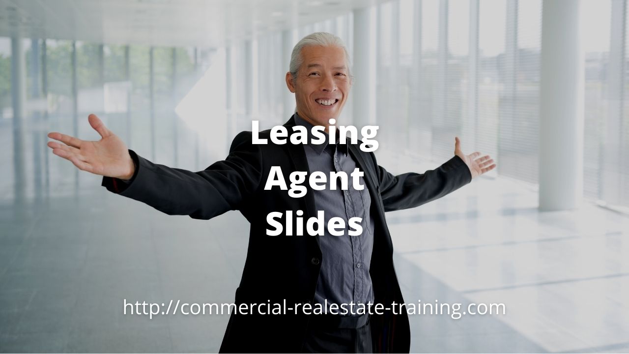 real estate agent standing in open office