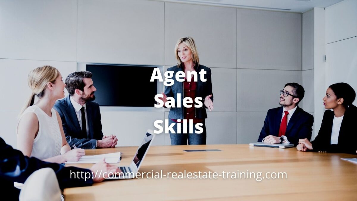 real estate agent team meeting