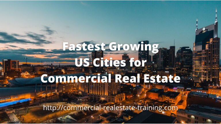 The Fastest-Growing U.S. Cities for Commercia l Real Estate