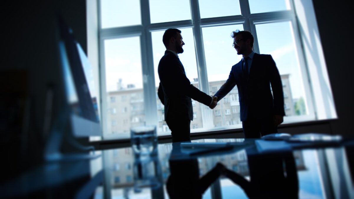 business meeting handshake