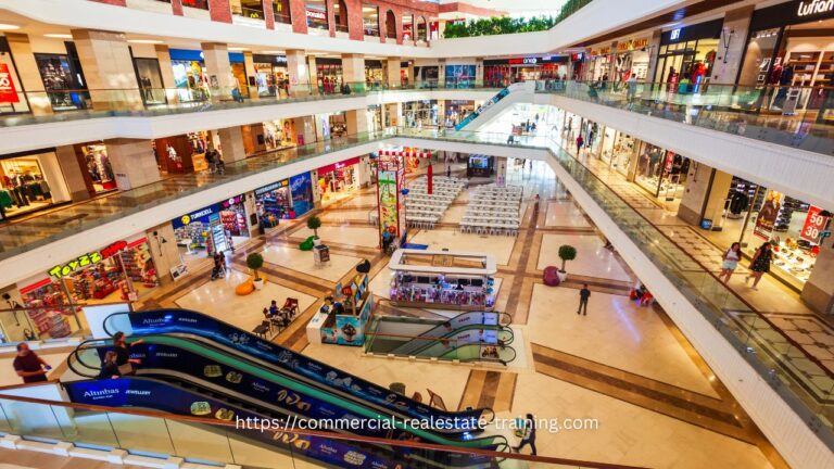 inside shopping centre mall